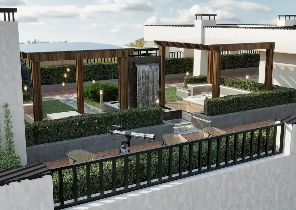 Террасы на крыше AMAN Residence